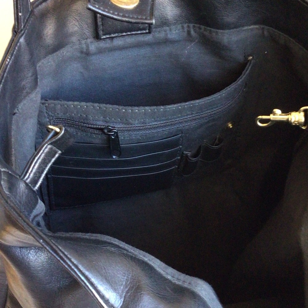 Deep Black Everyday Tote - Picture 8 of 9